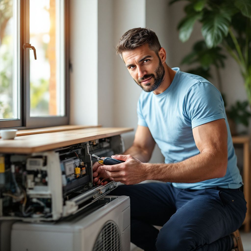 Equipo de reparación Daitsu en trabajo